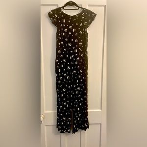 Loft floral print jumpsuit